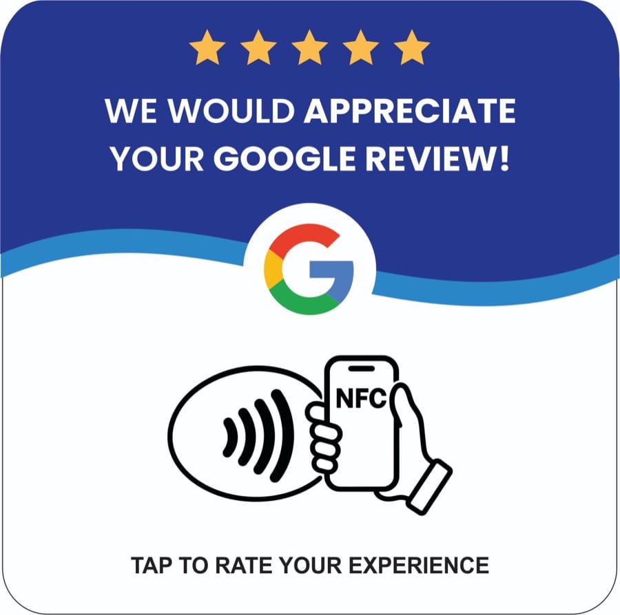 Google Review NFC Stand 10×10